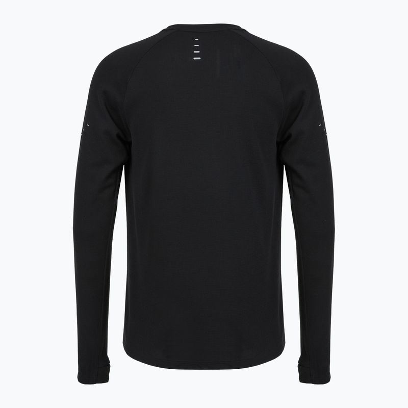 Men's running longsleeve Nike Stride Dri-Fit Waffle Crew black 8