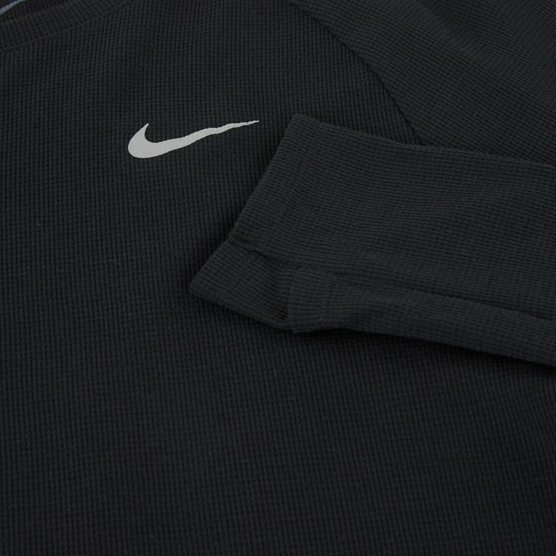 Men's running longsleeve Nike Stride Dri-Fit Waffle Crew black 10