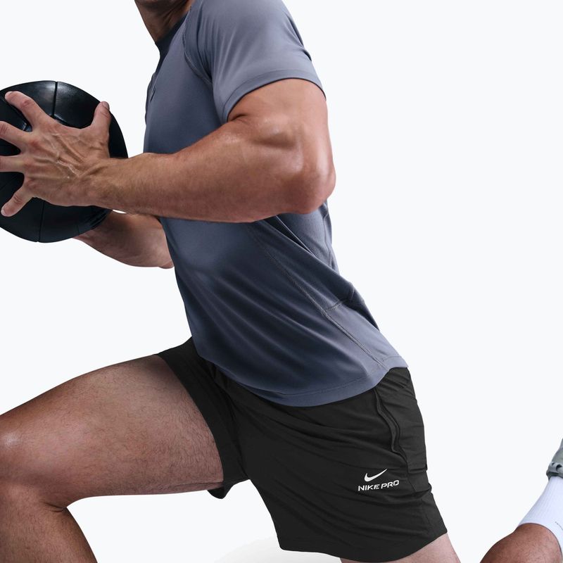 Men's shorts Nike Pro Training Dri-Fit 6" black/white 5