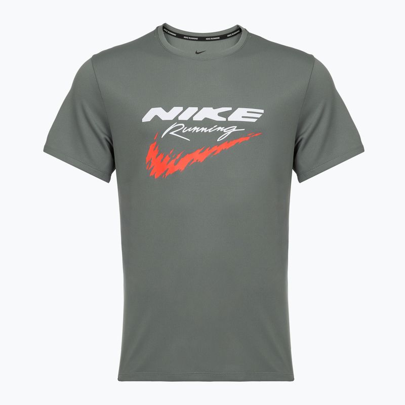 Men's running top Nike Miler Dri-Fit UV smoke grey 6