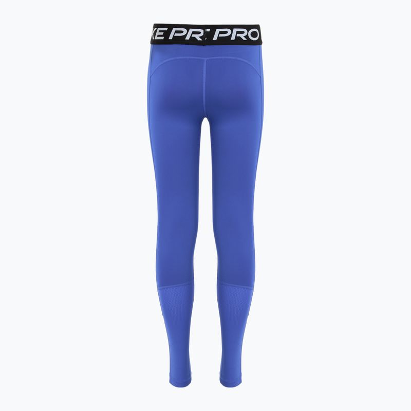 Children's leggings Nike Pro Dri-FIT comet blue/black/white 8