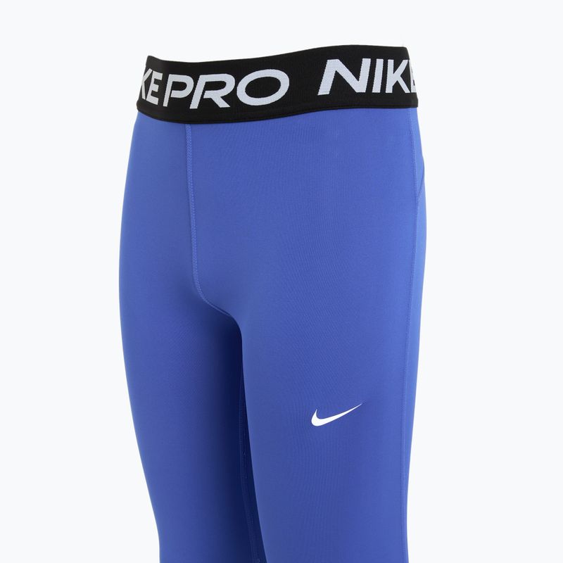 Children's leggings Nike Pro Dri-FIT comet blue/black/white 9