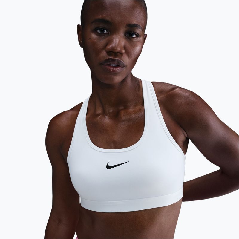 Training bra Nike Swoosh Medium Support white/black