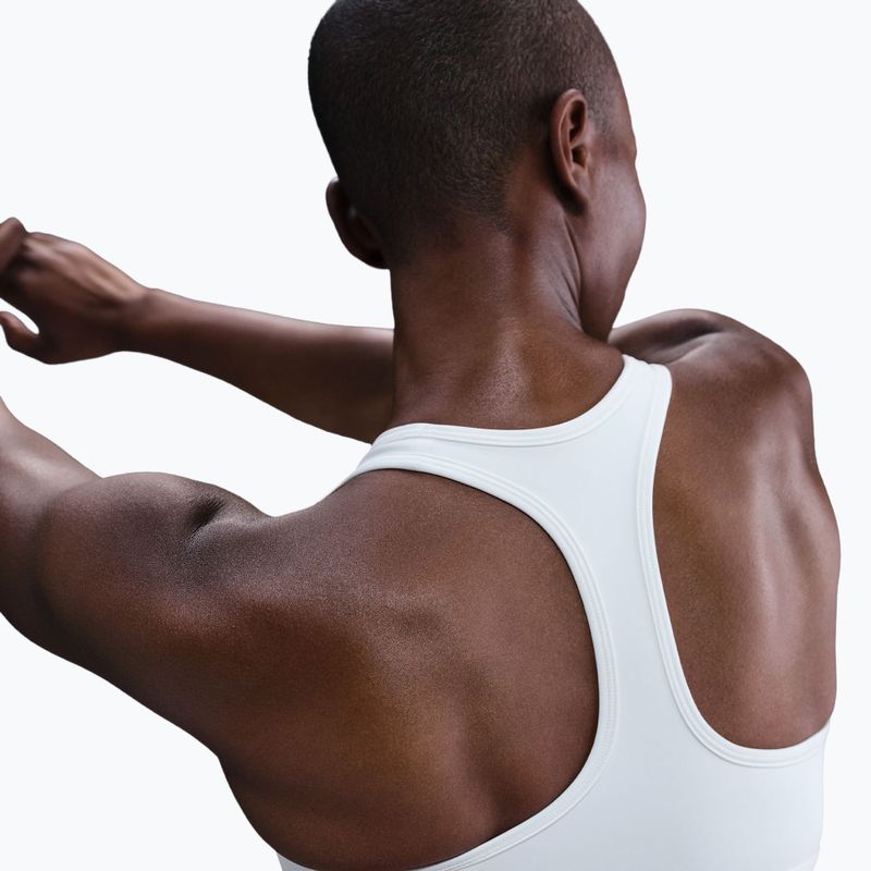 Training bra Nike Swoosh Medium Support white/black 4