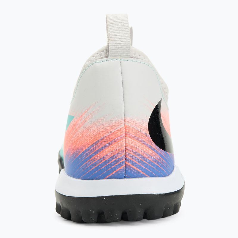 Children's football boots Nike United Phantom 6 Low Academy Jr TF pistachio frost/hyper orange 6