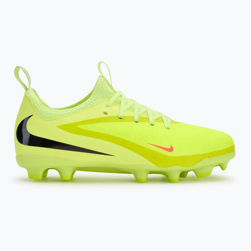 Children's football boots Nike Phantom 6 Low Academy FG/MG Jr hyper crimson/limelight/black 2