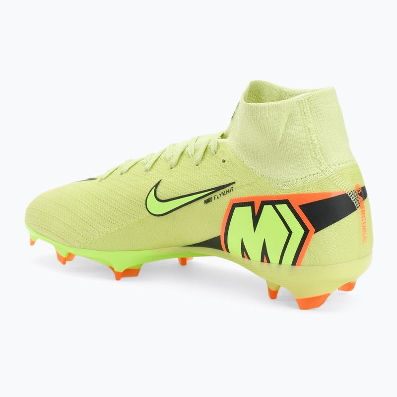 Men's football boots Nike Mercurial Superfly 10 Pro FG limelight/hyper crimson/volt 3