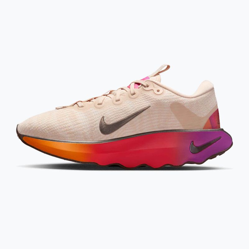 Women's training shoes Nike Motiva SE pearl white/pale ivory/vivid purple/metallic gold grain 2
