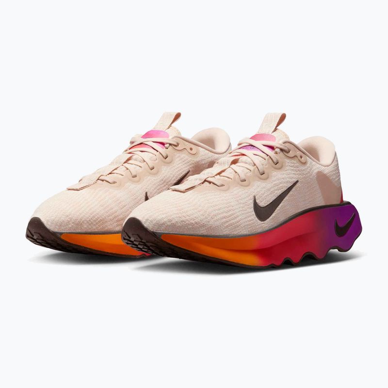 Women's training shoes Nike Motiva SE pearl white/pale ivory/vivid purple/metallic gold grain 3