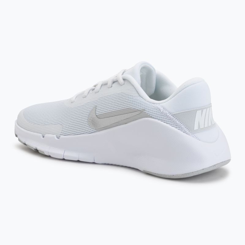 Women's training shoes Nike Flex Train white/photon dust/metallic silver 3