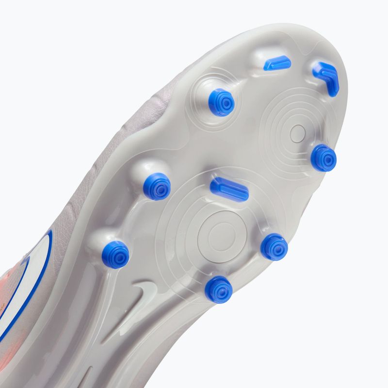 Men's football boots Nike United Tiempo Legend 10 Academy FG/MG vast grey/racer blue 10