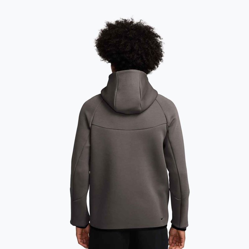 Men's sweatshirt Nike Tech Windrunner Full Zip cave stone/black 2