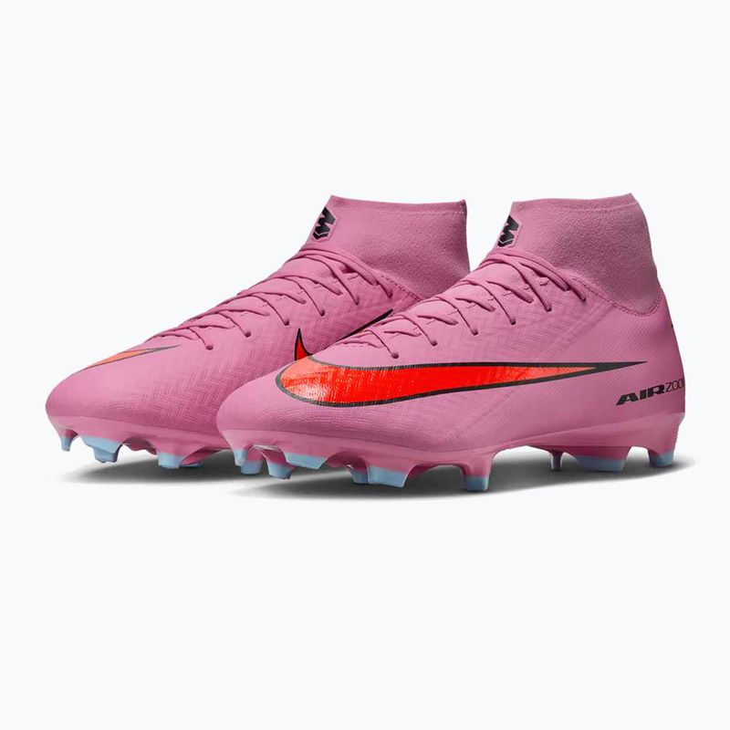 Men's football boots Nike Mercurial Superfly 10 Academy MG magic flamingo/black/total crimson 3
