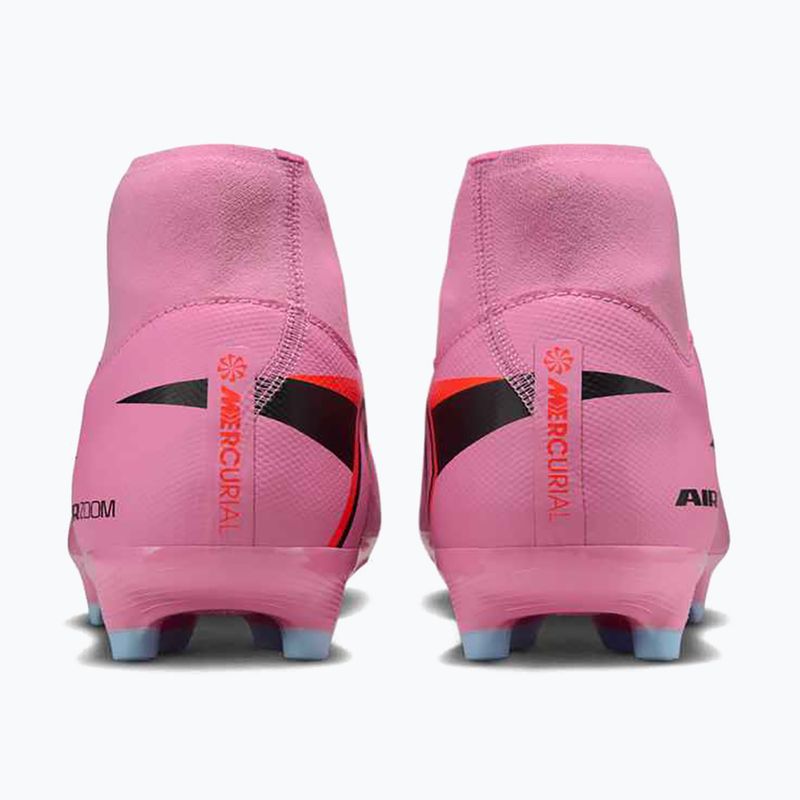 Men's football boots Nike Mercurial Superfly 10 Academy MG magic flamingo/black/total crimson 4