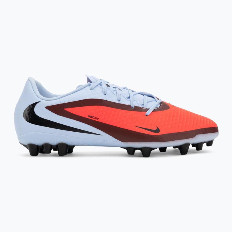 Men's football boots Nike Phantom 6 Low Academy AG royal tint/bright crimson/black 2