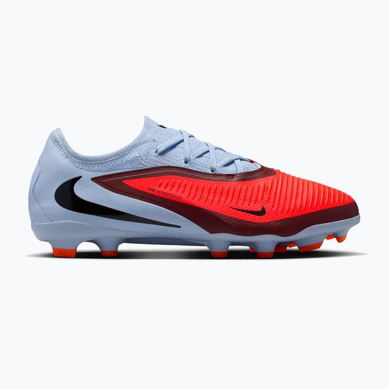Children's football boots Nike Phantom 6 Low Pro FG/MG royal tint/bright crimson/black 8