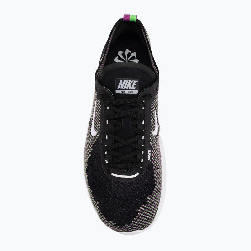 Men's training shoes Nike Free 2025 black/white/green strike/vivid purple 5
