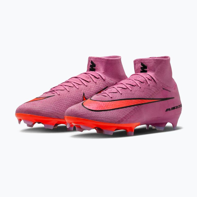Men's football boots Nike Mercurial Superfly 10 Elite FG magic flamingo/black/total crimson 3