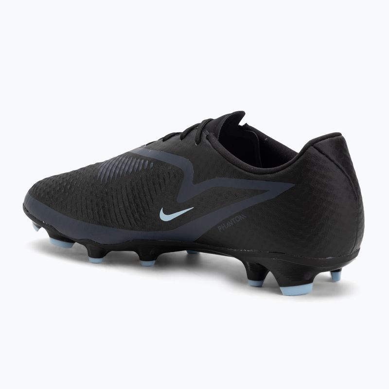 Men's football boots Nike Phantom 6 Low Academy FG/MG black/black 3