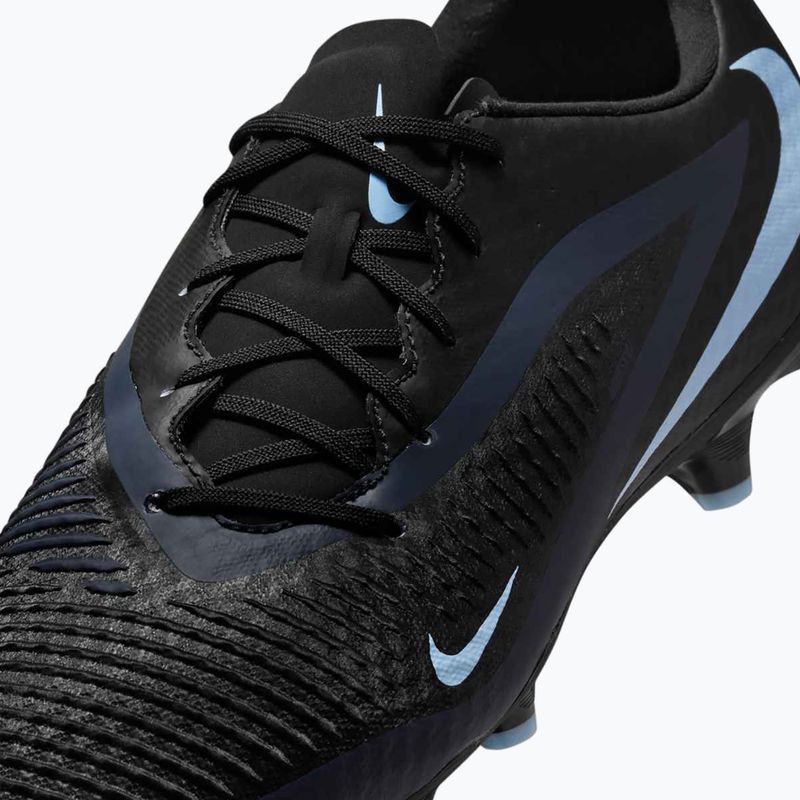 Men's football boots Nike Phantom 6 Low Academy FG/MG black/black 8