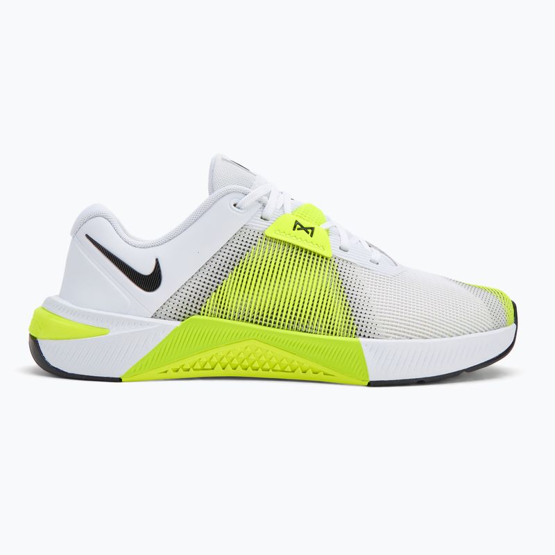 Men's weightlifting shoes Nike Metcon 10 white/volt/black 2