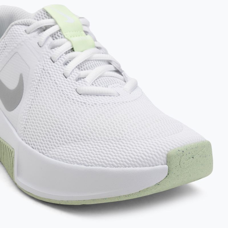 Women's training shoes Nike MC Trainer 3 white/metallic silver/barely volt 7