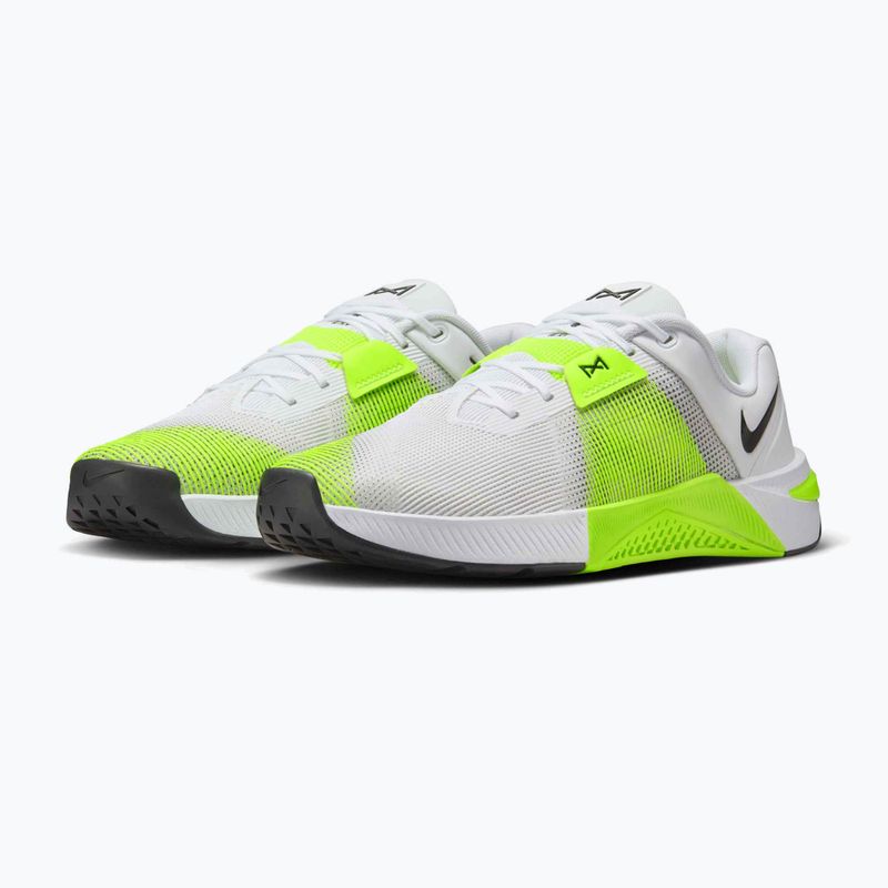 Men's weightlifting shoes Nike Metcon 10 white/volt/black 3