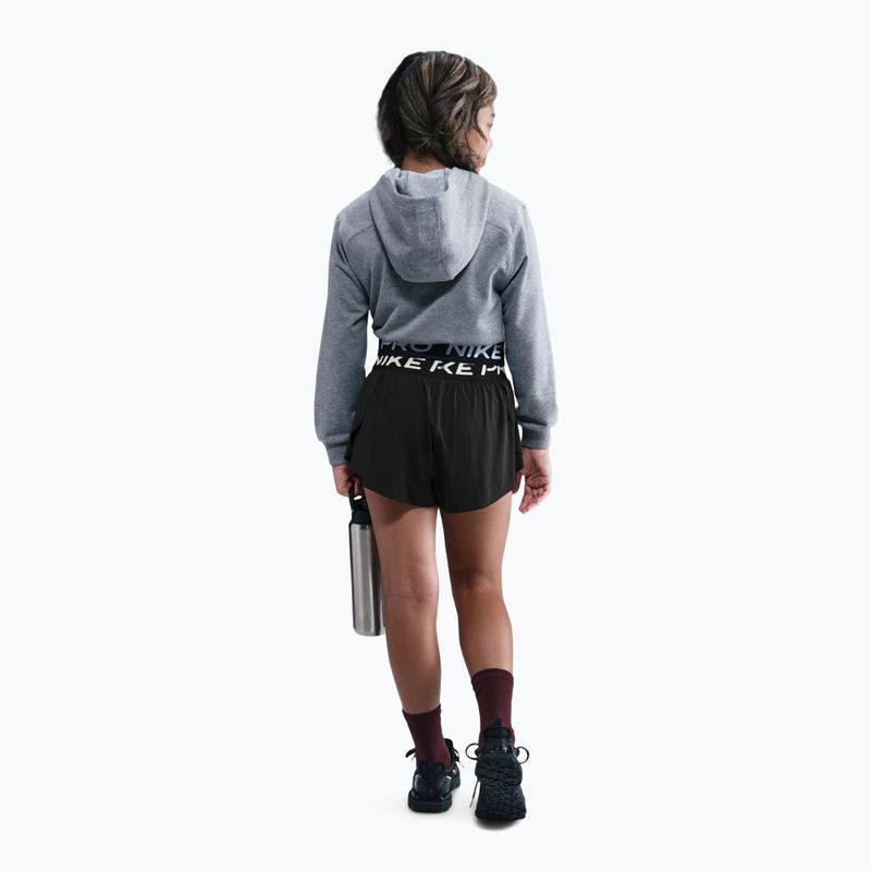 Children's shorts Nike Pro Dri-Fit 2in1 black/black/white 3