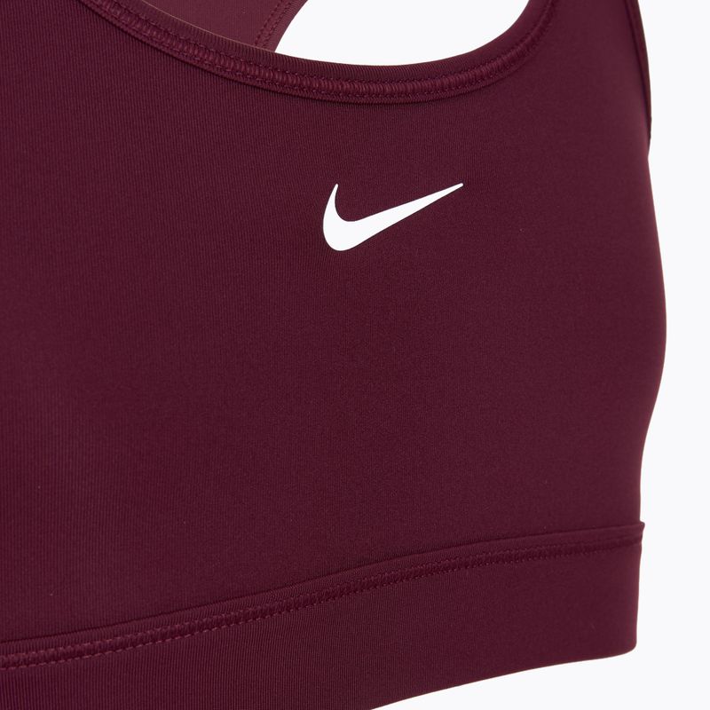 Children's training bra Nike Swoosh bordeaux/white 8