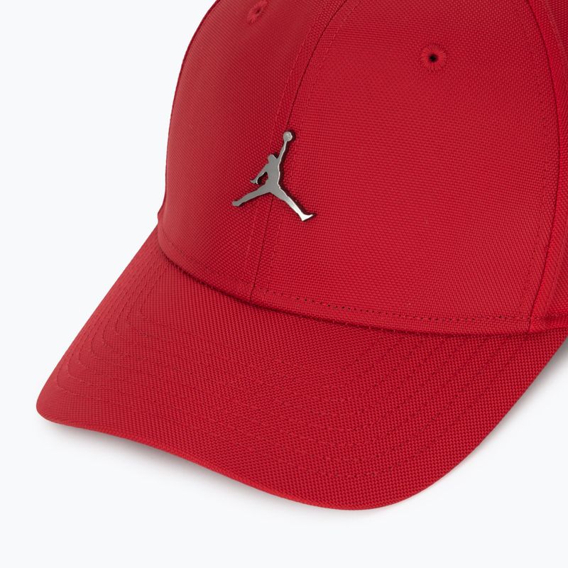 Baseball cap Nike Jordan Rise Structured Metal Jumpman gym red/r511 3