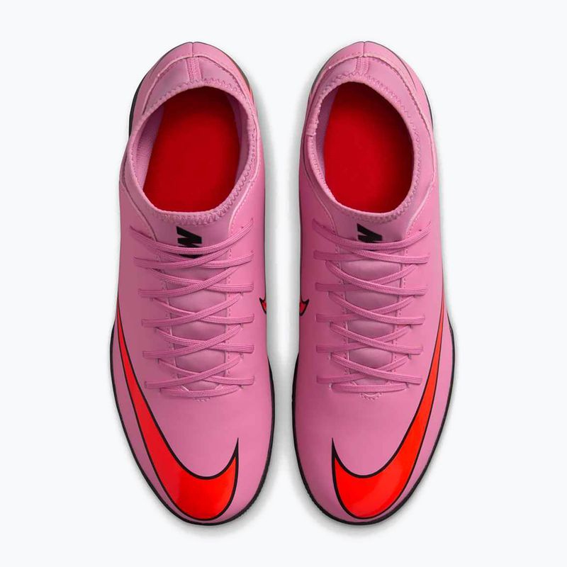 Men's football boots Nike Mercurial Superfly 10 Club IC magic flamingo/black/total crimson 13