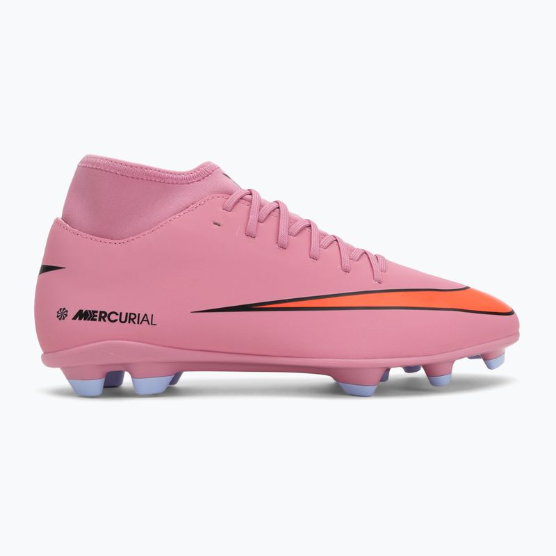Men's football boots Nike Mercurial Superfly 10 Club FG/MG magic flamingo/black/total crimson 2
