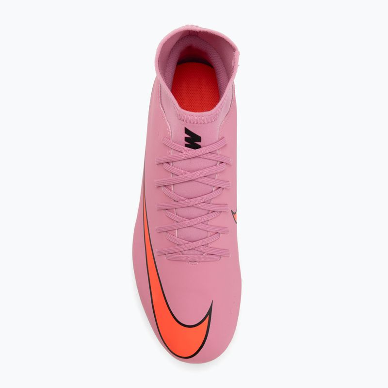 Men's football boots Nike Mercurial Superfly 10 Club FG/MG magic flamingo/black/total crimson 5