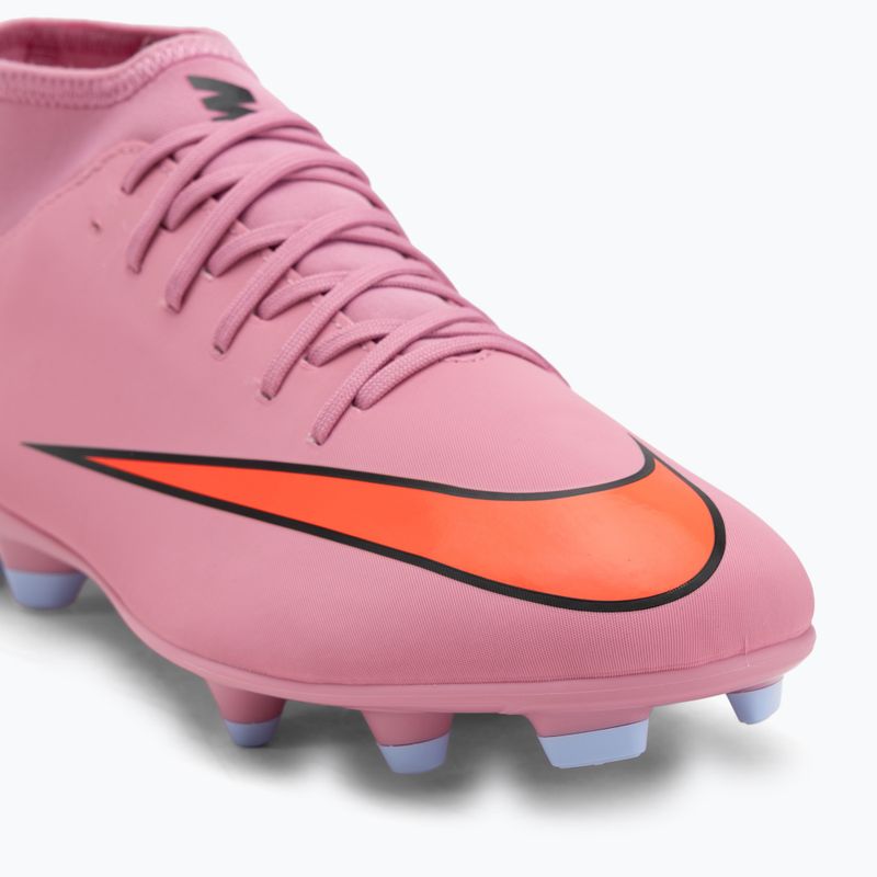 Men's football boots Nike Mercurial Superfly 10 Club FG/MG magic flamingo/black/total crimson 7