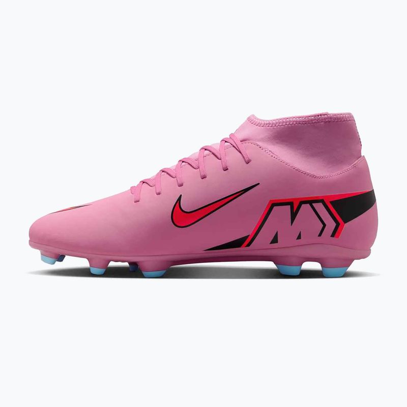 Men's football boots Nike Mercurial Superfly 10 Club FG/MG magic flamingo/black/total crimson 9