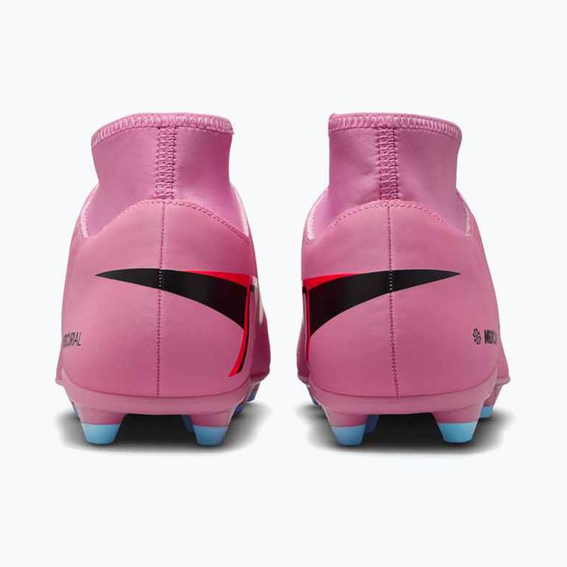 Men's football boots Nike Mercurial Superfly 10 Club FG/MG magic flamingo/black/total crimson 11