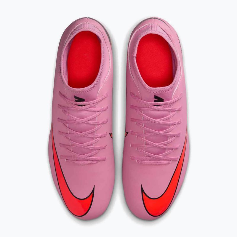 Men's football boots Nike Mercurial Superfly 10 Club FG/MG magic flamingo/black/total crimson 13