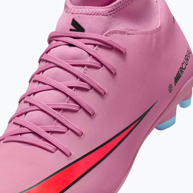Men's football boots Nike Mercurial Superfly 10 Club FG/MG magic flamingo/black/total crimson 14