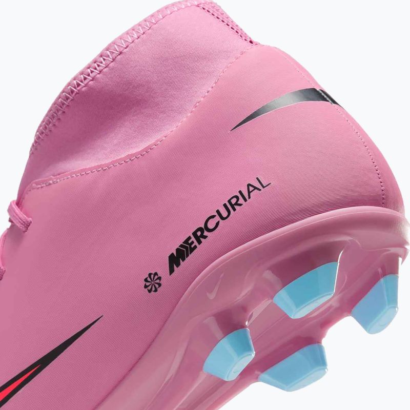 Men's football boots Nike Mercurial Superfly 10 Club FG/MG magic flamingo/black/total crimson 15