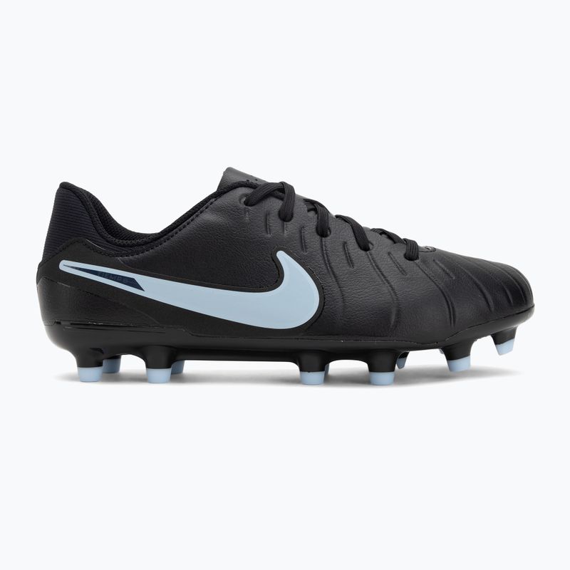 Children's football boots Nike Tiempo Legend 10 Academy FG/MG black/black 2