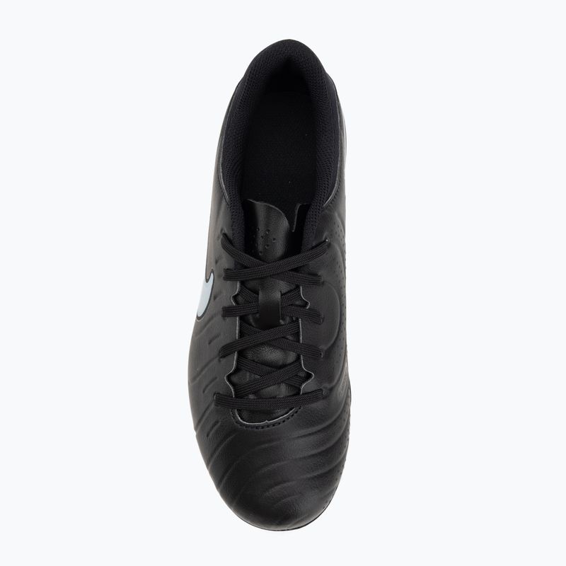 Children's football boots Nike Tiempo Legend 10 Academy FG/MG black/black 5