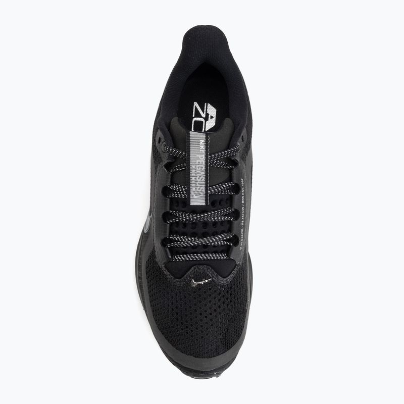 Women's running shoes Nike Pegasus Premium black/metallic silver/black 5