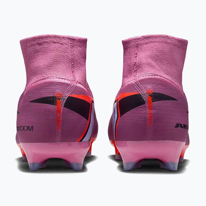 Men's football boots Nike Mercurial Superfly 10 Pro FG magic flamingo/black/total crimson 4