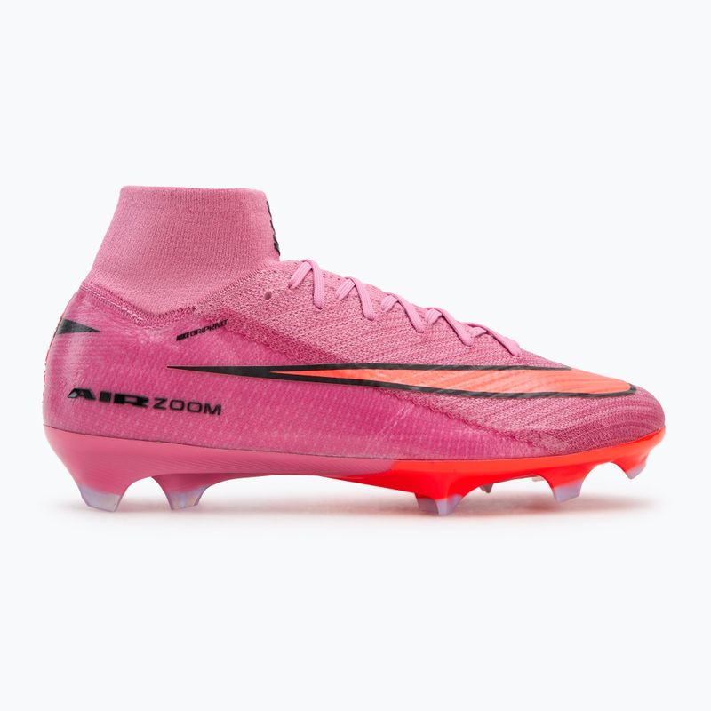 Men's football boots Nike Mercurial Superfly 10 Elite FG magic flamingo/black/total crimson 2