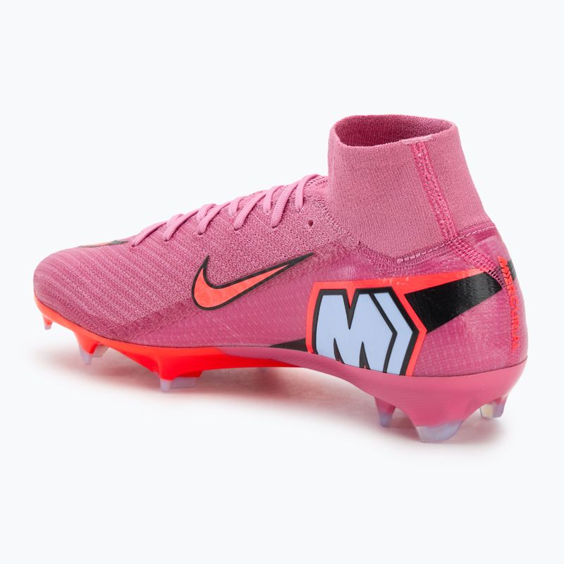 Men's football boots Nike Mercurial Superfly 10 Elite FG magic flamingo/black/total crimson 3