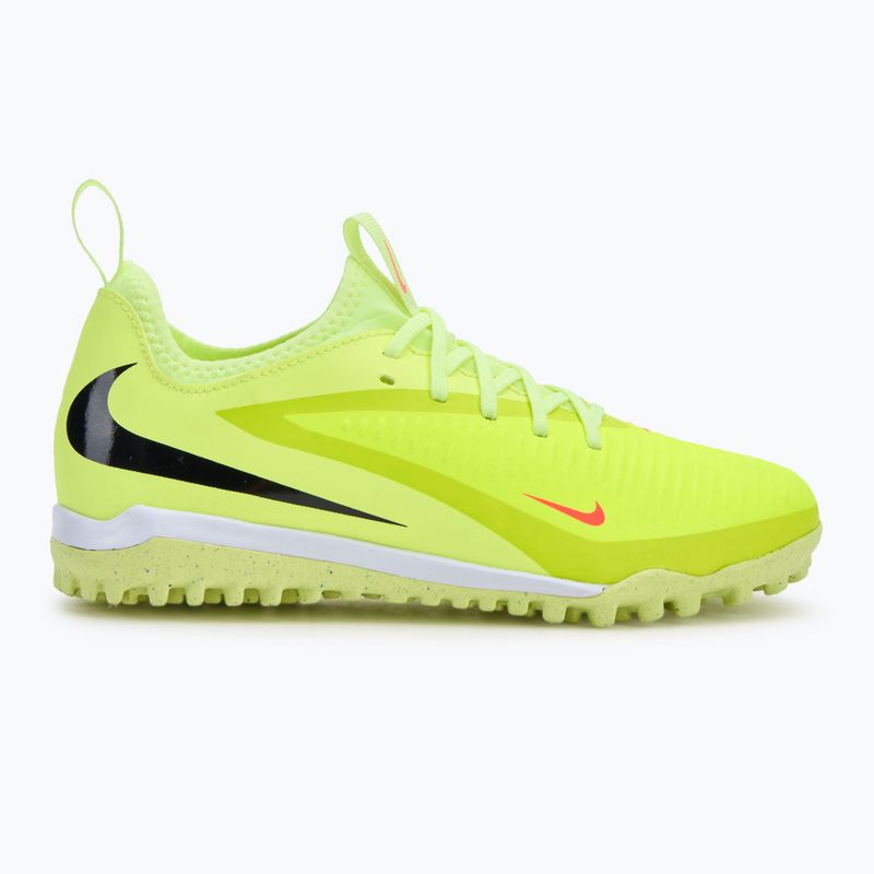 Children's football boots Nike Jr. Phantom 6 Low Academy TF hyper crimson/life lime/black 2