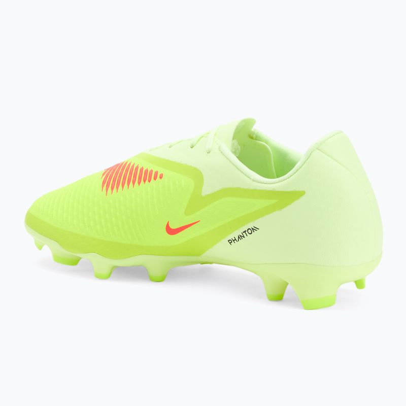 Men's football boots Nike Phantom 6 Low Academy FG/MG hyper crimson/limelight/black 3