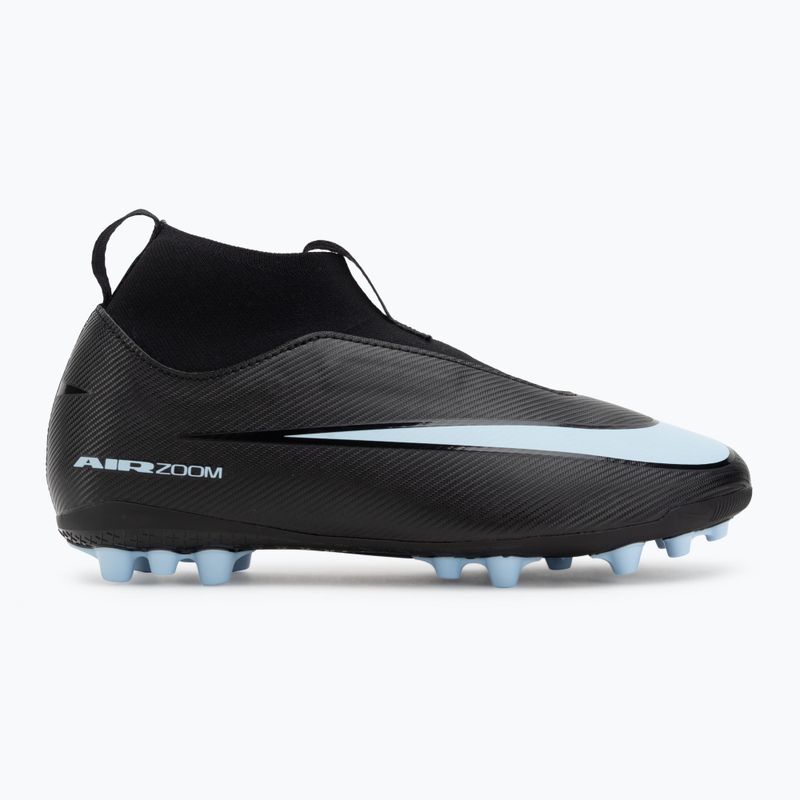 Children's football boots Nike Mercurial Superfly 10 Academy AG black/ice blue 2