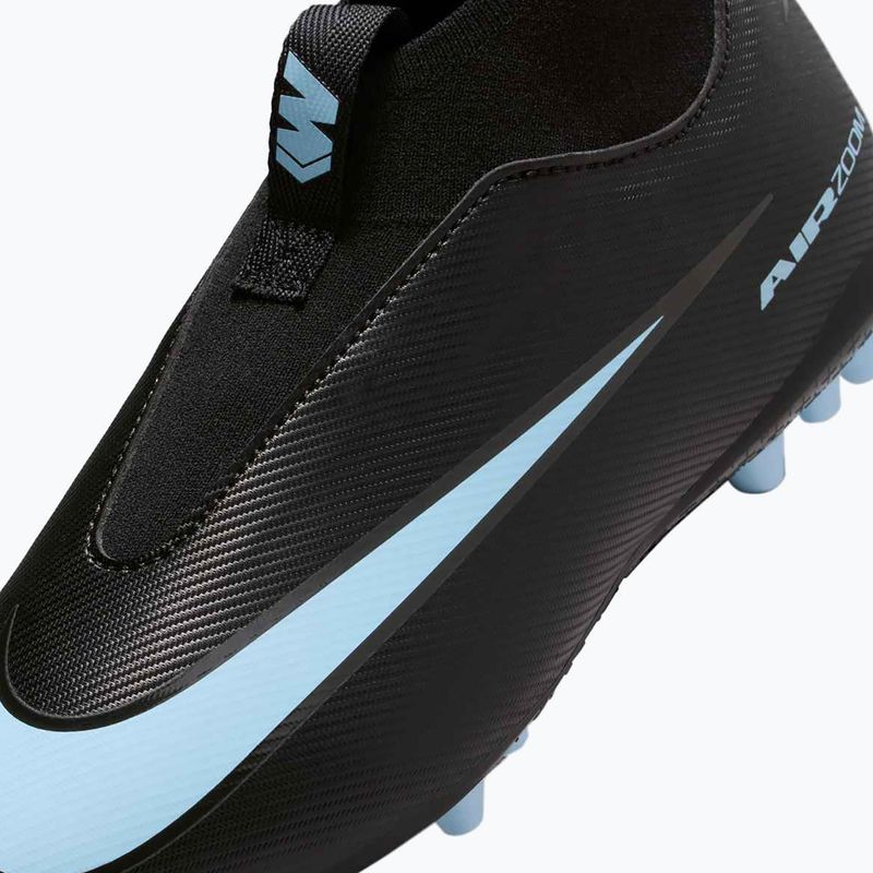 Children's football boots Nike Mercurial Superfly 10 Academy AG black/ice blue 8