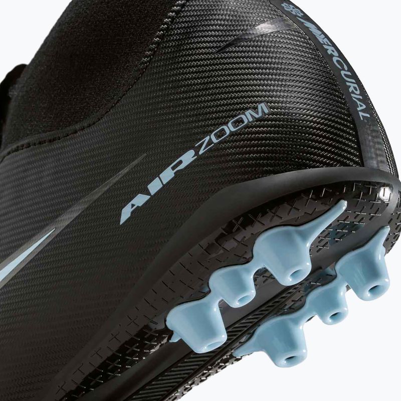 Children's football boots Nike Mercurial Superfly 10 Academy AG black/ice blue 9